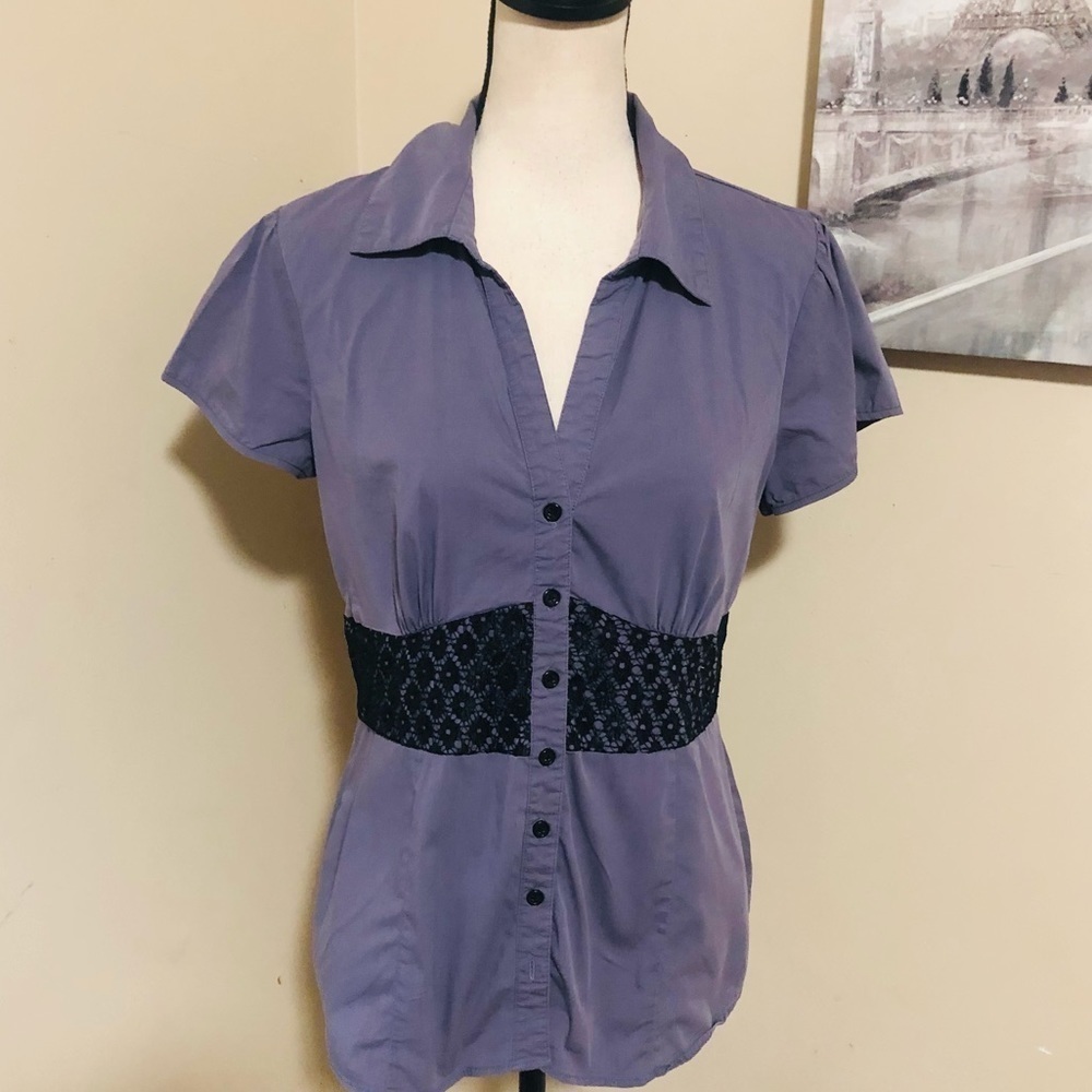 Maurices Button Up Short Sleeve